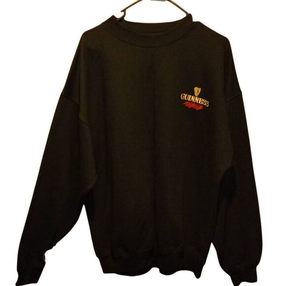 NWOT Guinness Sweatshirt by Guinness XL Black and Thick Warm - Picture 8 of 13